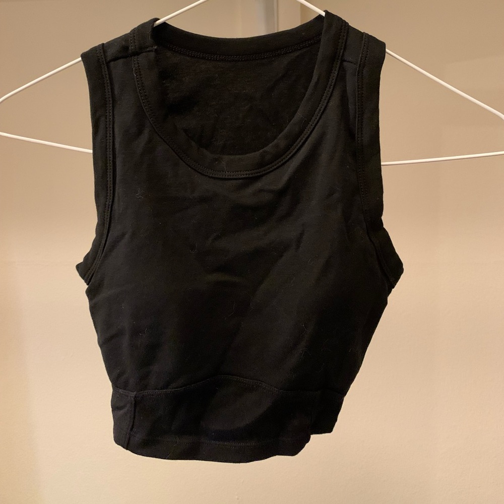Black padded top